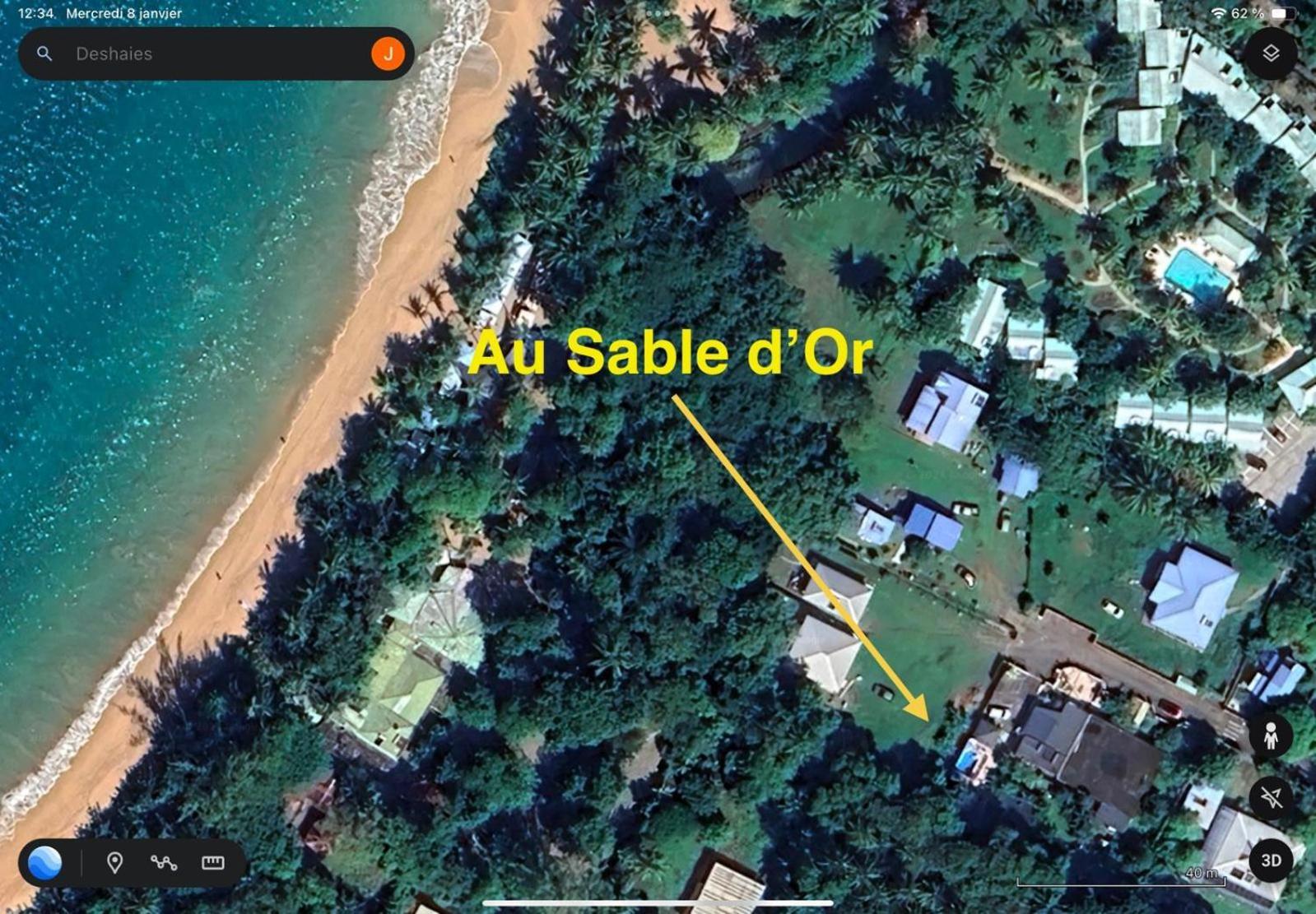 Au Sable D'Or - Spa - Wifi- Piscine Deshaies Ngoại thất bức ảnh